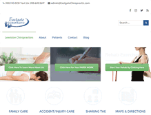 Tablet Screenshot of eastgatechiropractic.com